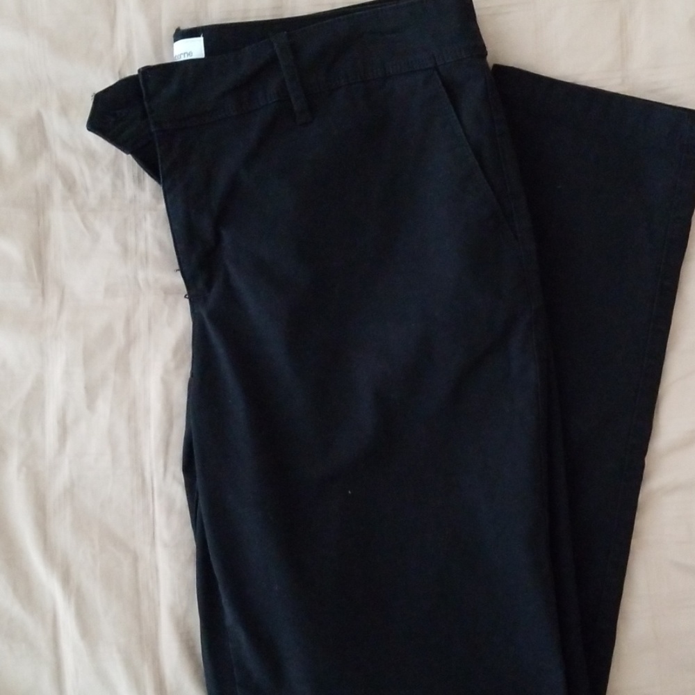 Size 10 Liz Claiborne boyfriend black pants